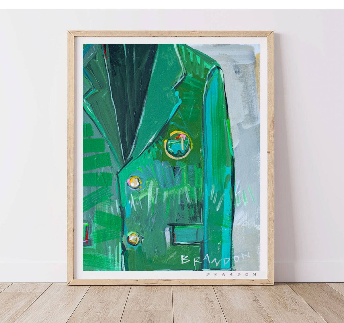 Brandon Art Co - The Masters "Green Jacket" from Augusta National | Archival-Grade Art Print by Brandon Thomas: Print Only / 5x7 Inches