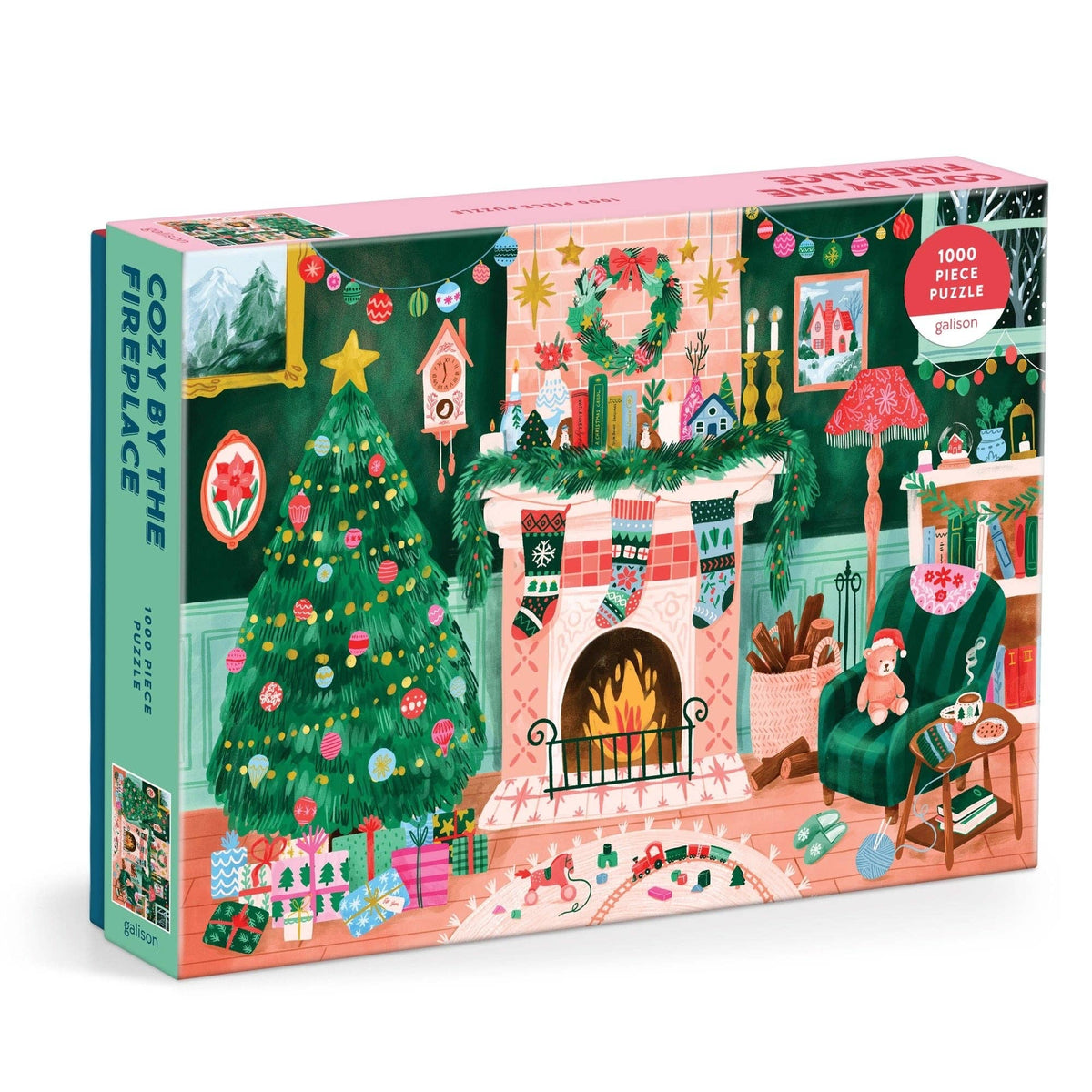 Chronicle Books - Cozy by the Fireplace 1000 Piece Puzzle