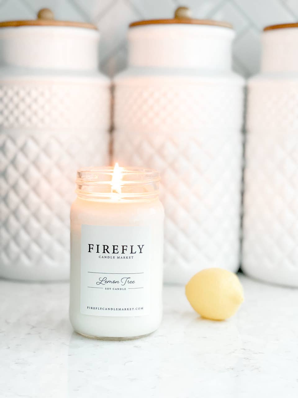 Firefly Candle Market - Lemon Tree: Small Candle