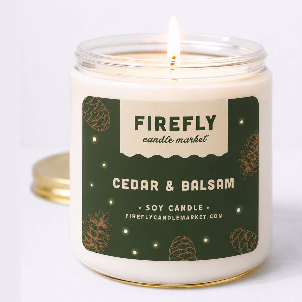 Firefly Candle Market - Cedar & Balsam
