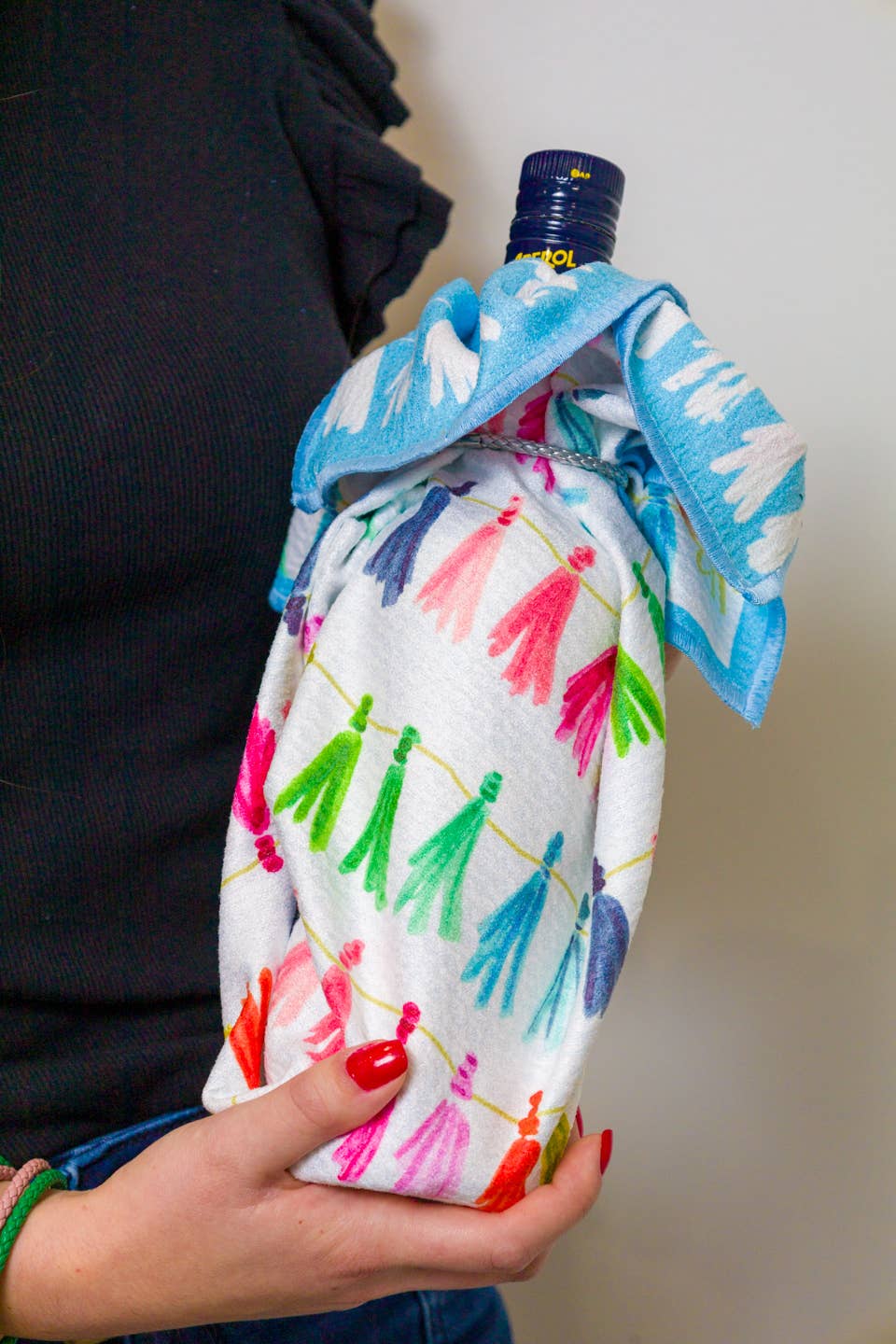 KEVA Style and Created By - Double Sided Tasslin&#39; Tea Towel