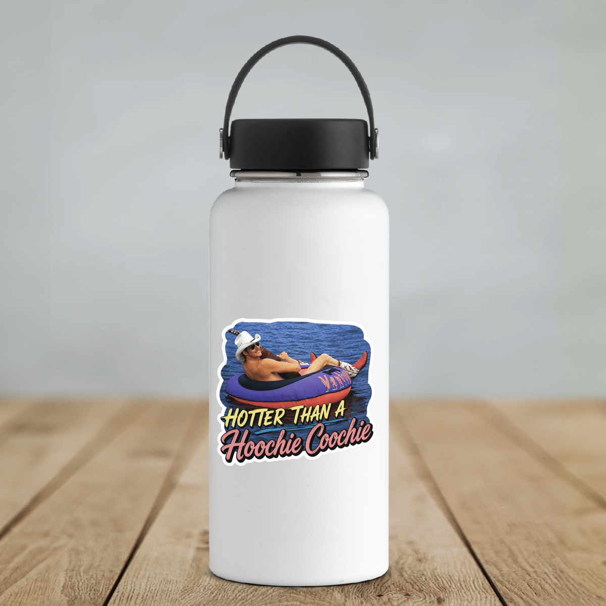 Hotter Than a Hoochie Coochie Funny Country Sticker