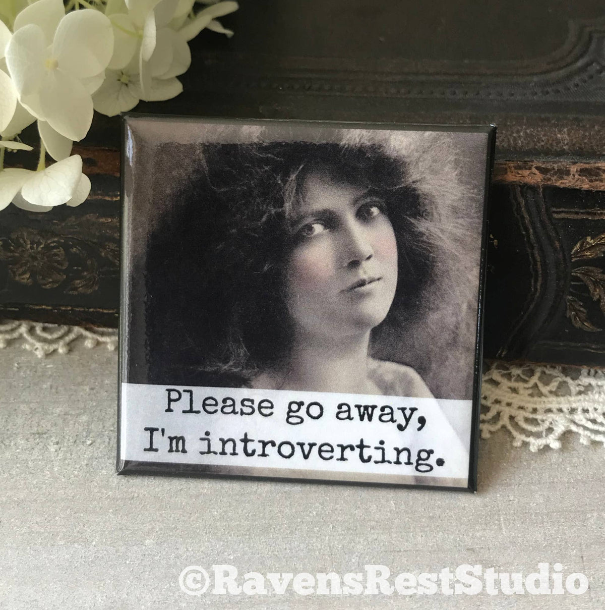 Please go away, I&#39;m introverting... Magnet