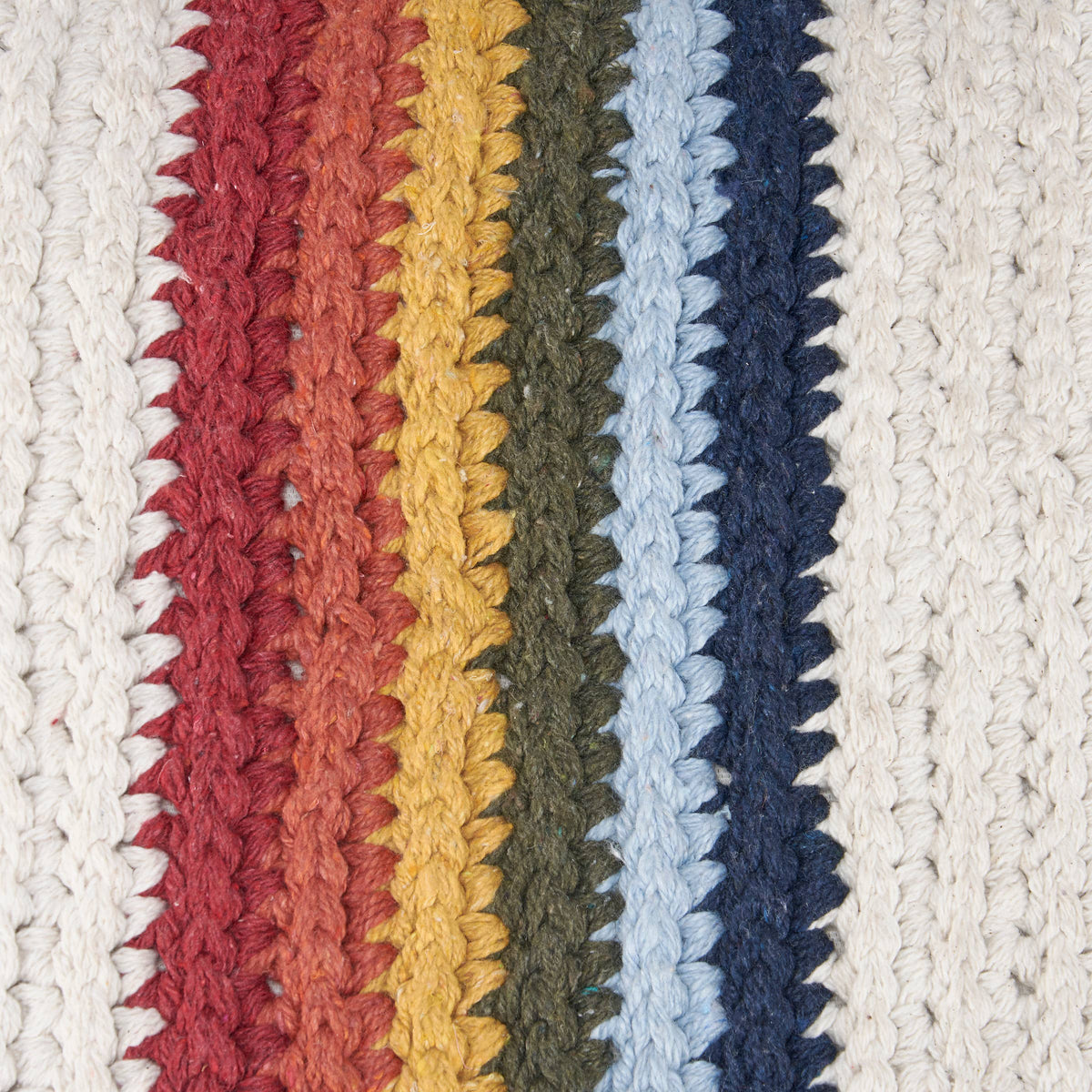 Rainbow Stripe Pillow