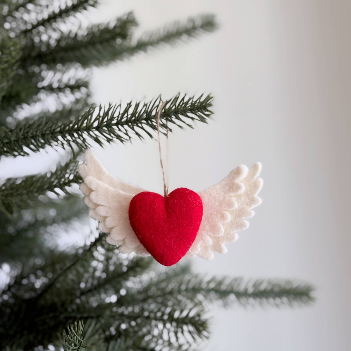 Felt Love Wing Ornament