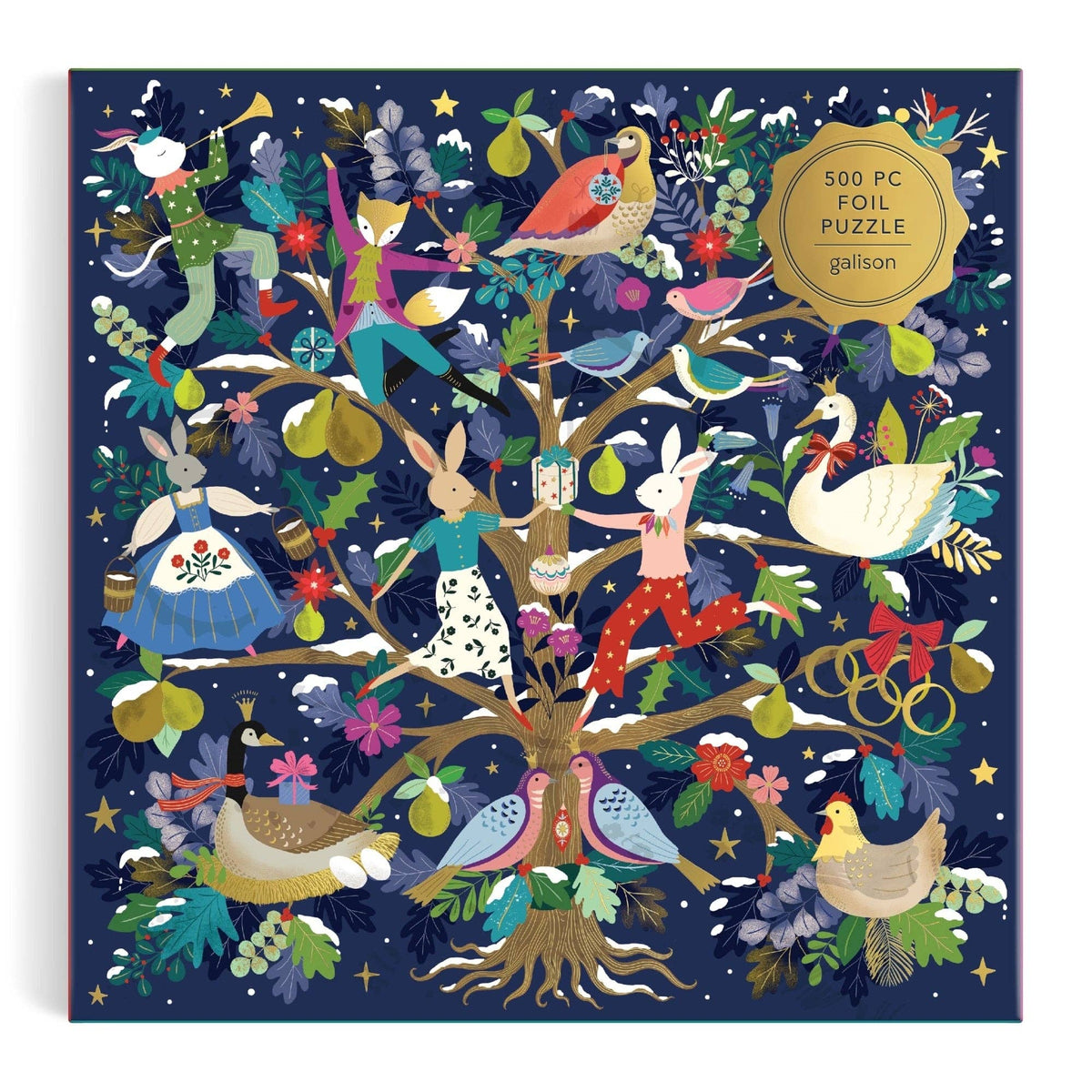 12 Days of Joy 500 Piece Foil Puzzle