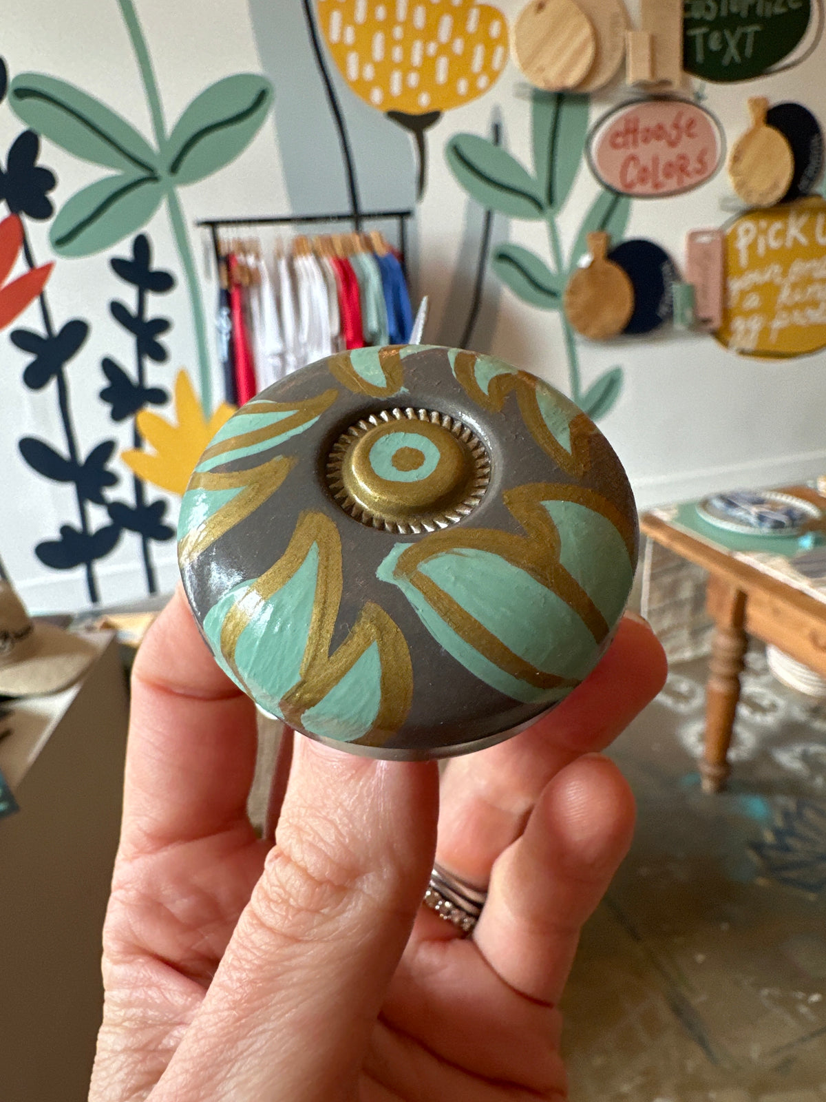 Handpainted One of a Kind Bike Bell