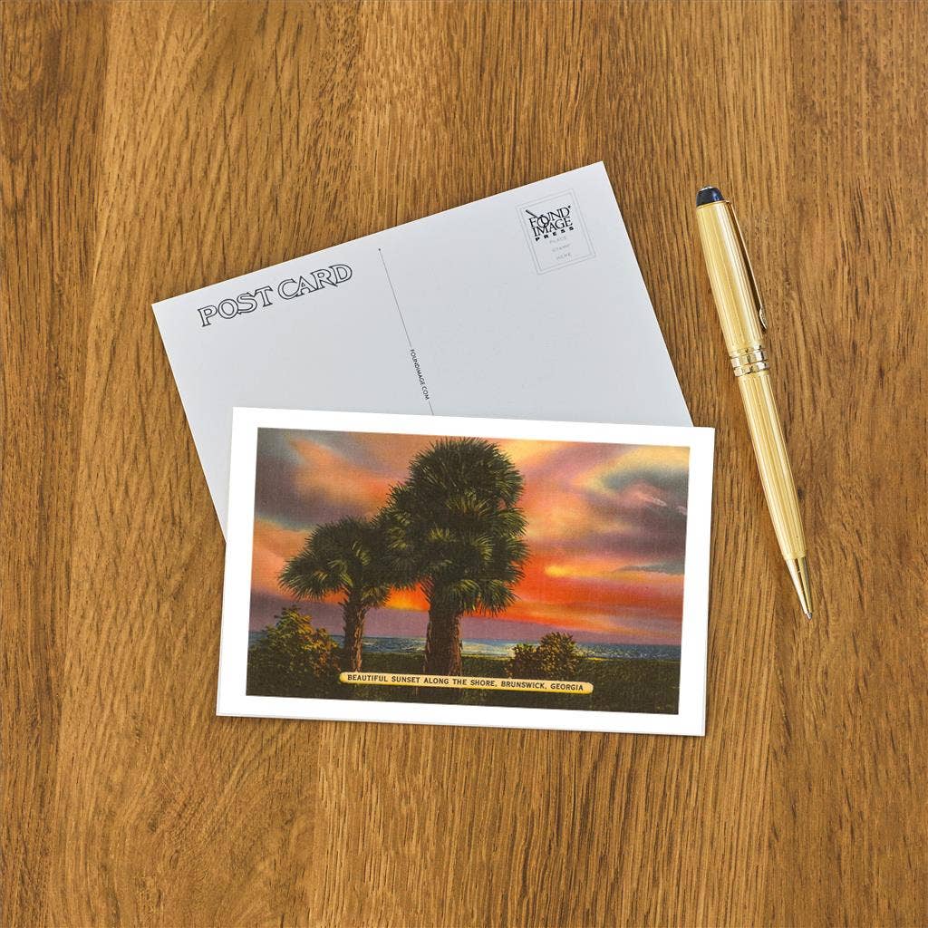 Postcard: Sunset, Brunswick