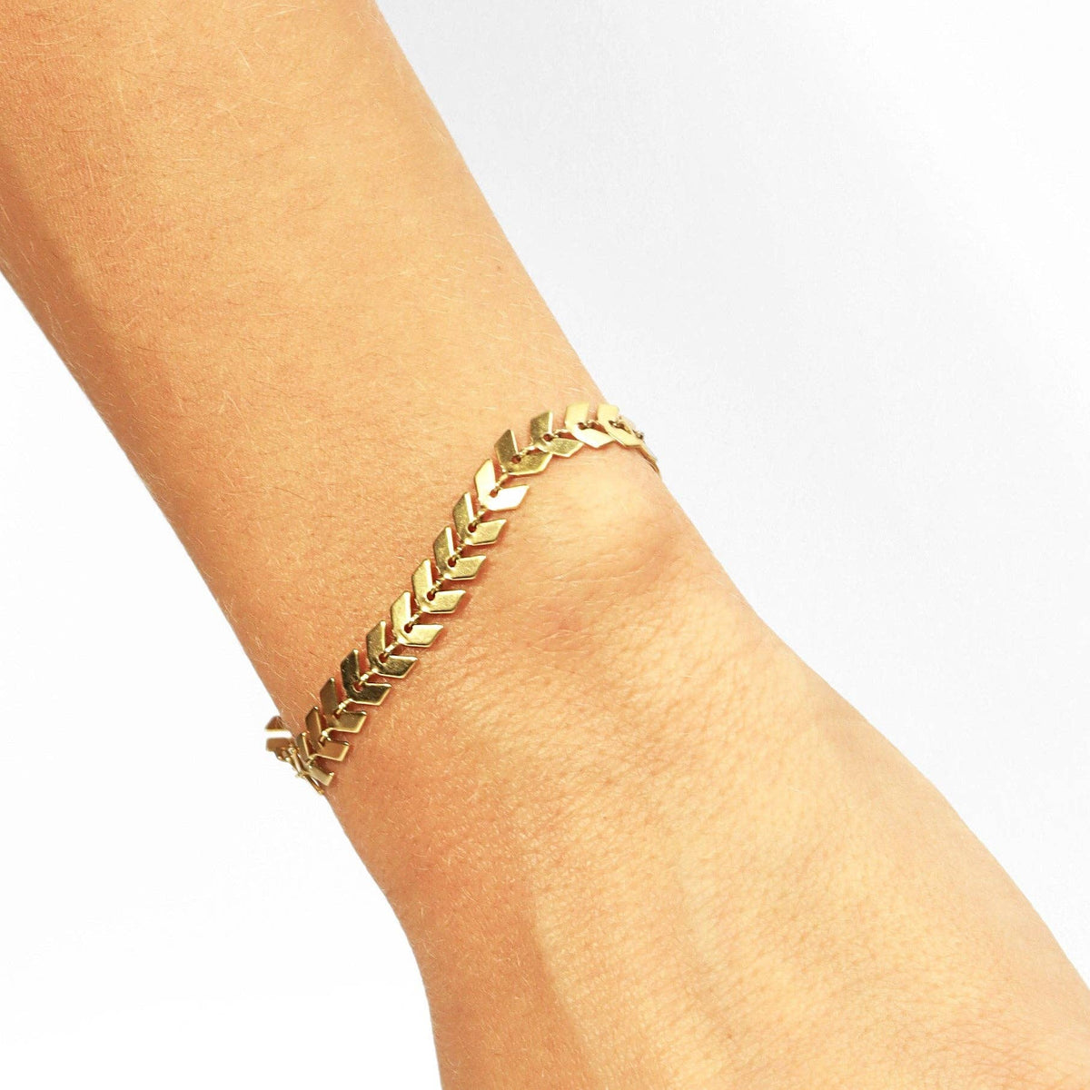 Chevron Gold Bracelet