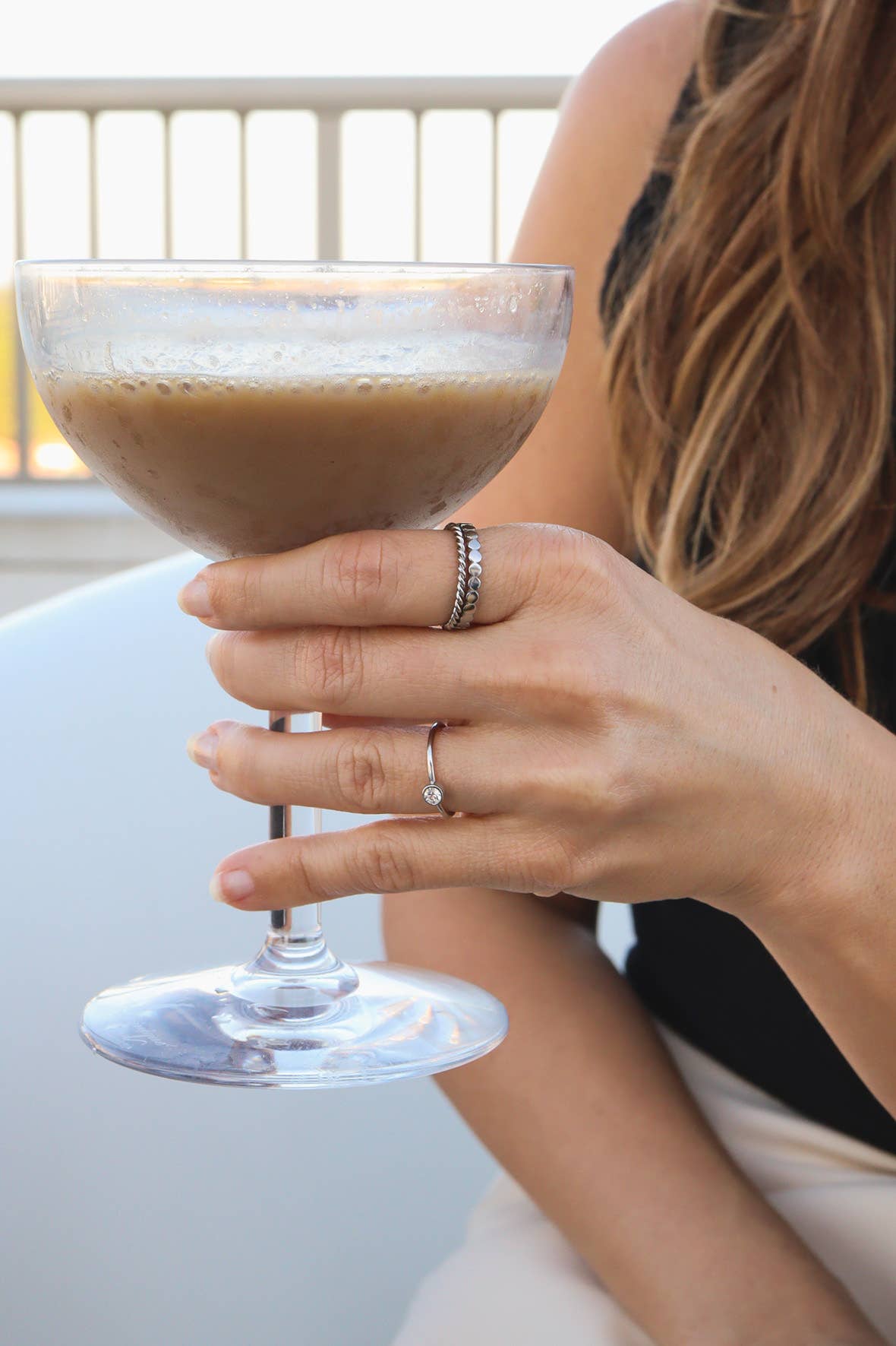 Stainless Steel Braided Stacking Ring
