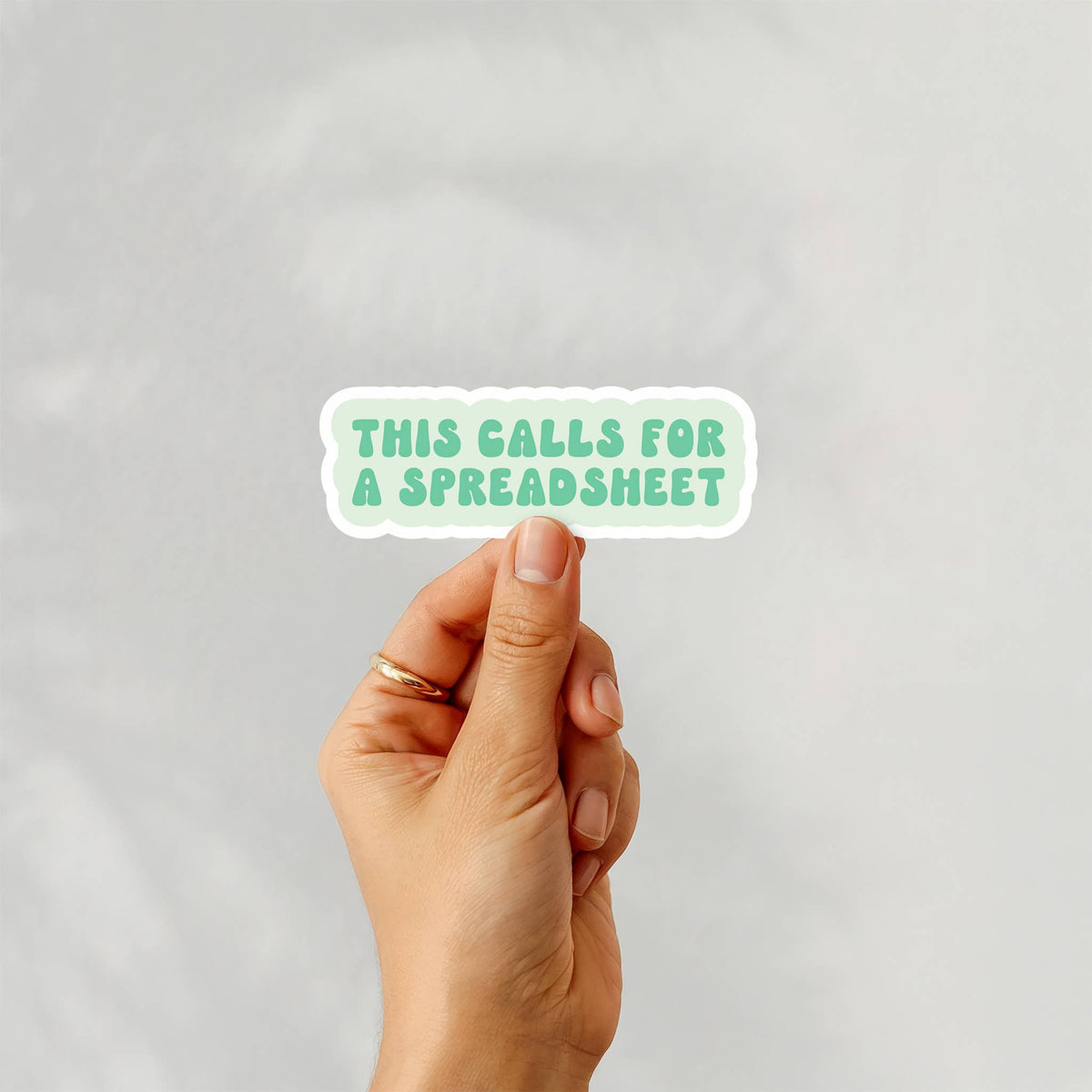 Calls for a Spreadsheet Sticker