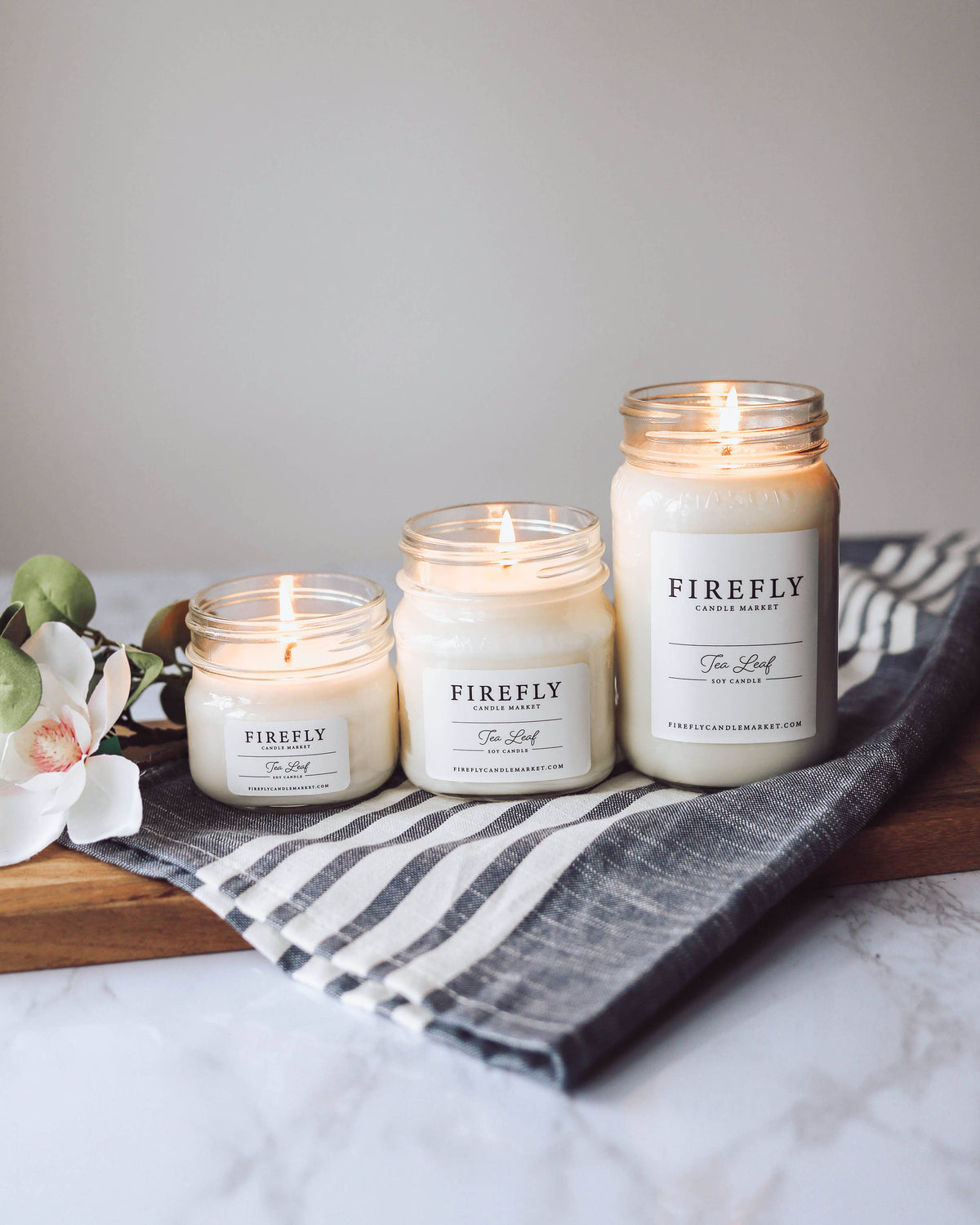 Firefly Candle Market - Tea Leaf: Small Candle