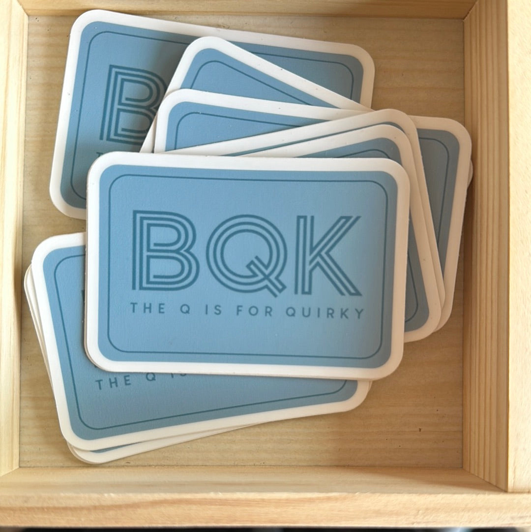 BQK quirky Sticker