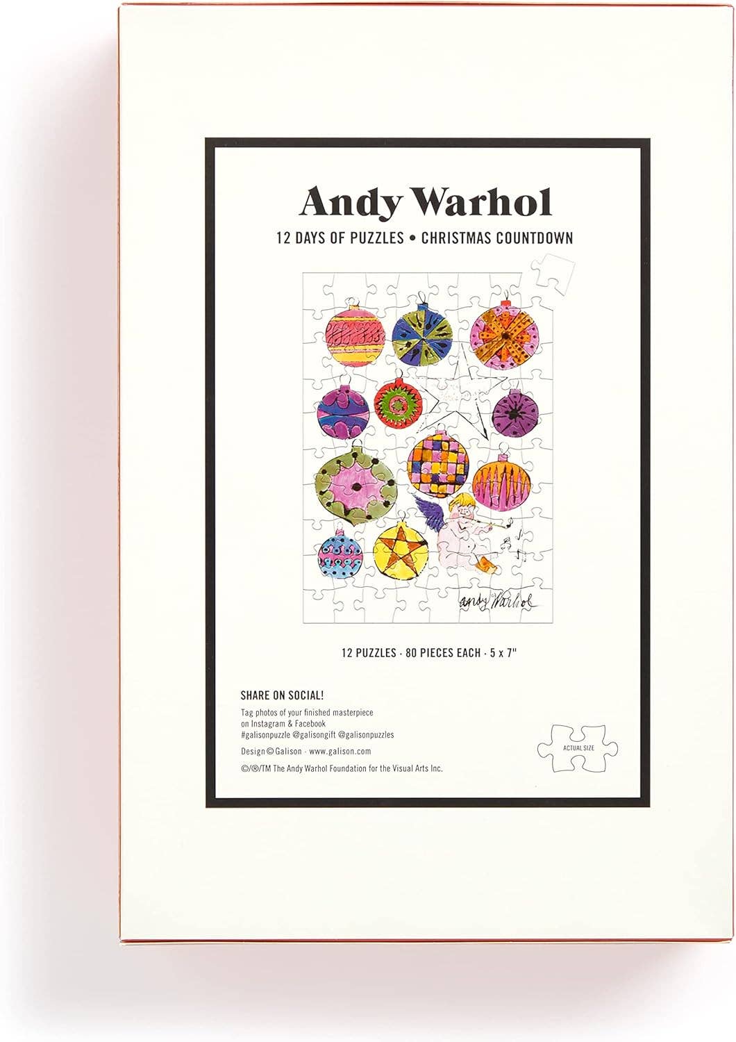Andy Warhol 12 Days of Puzzles Christmas Countdown