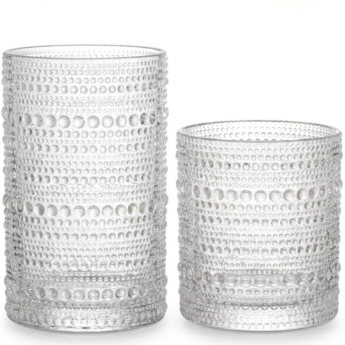 Vintage Hobnail Drinking Glasses Set of 4