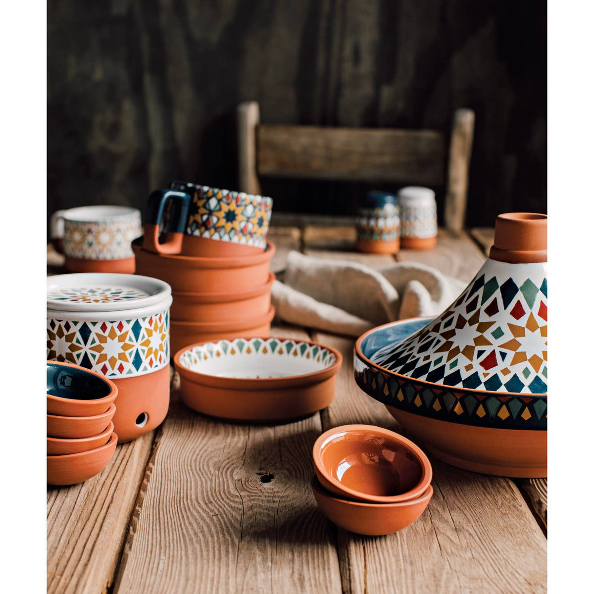 Kaleidoscope Terracotta Small Dish