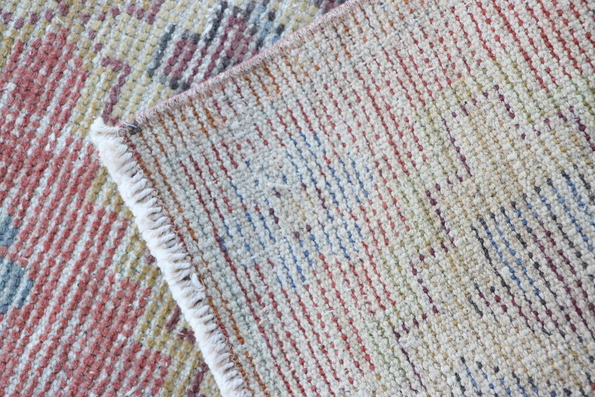 Vintage Turkish Anatolian Oushak Rug