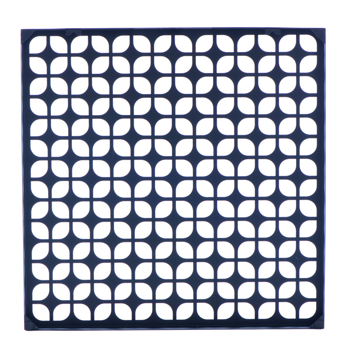 Breeze Block Metal Wall Art/Magnet Board 15.5" Square-Black