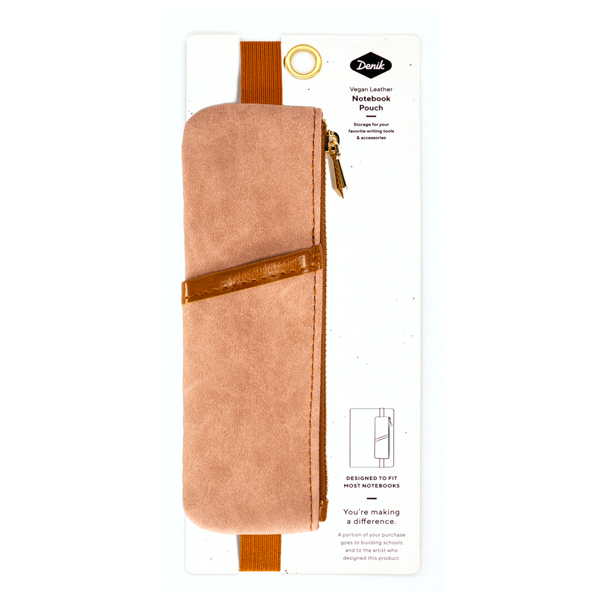 Denik - Dusty Pink Notebook Pouch