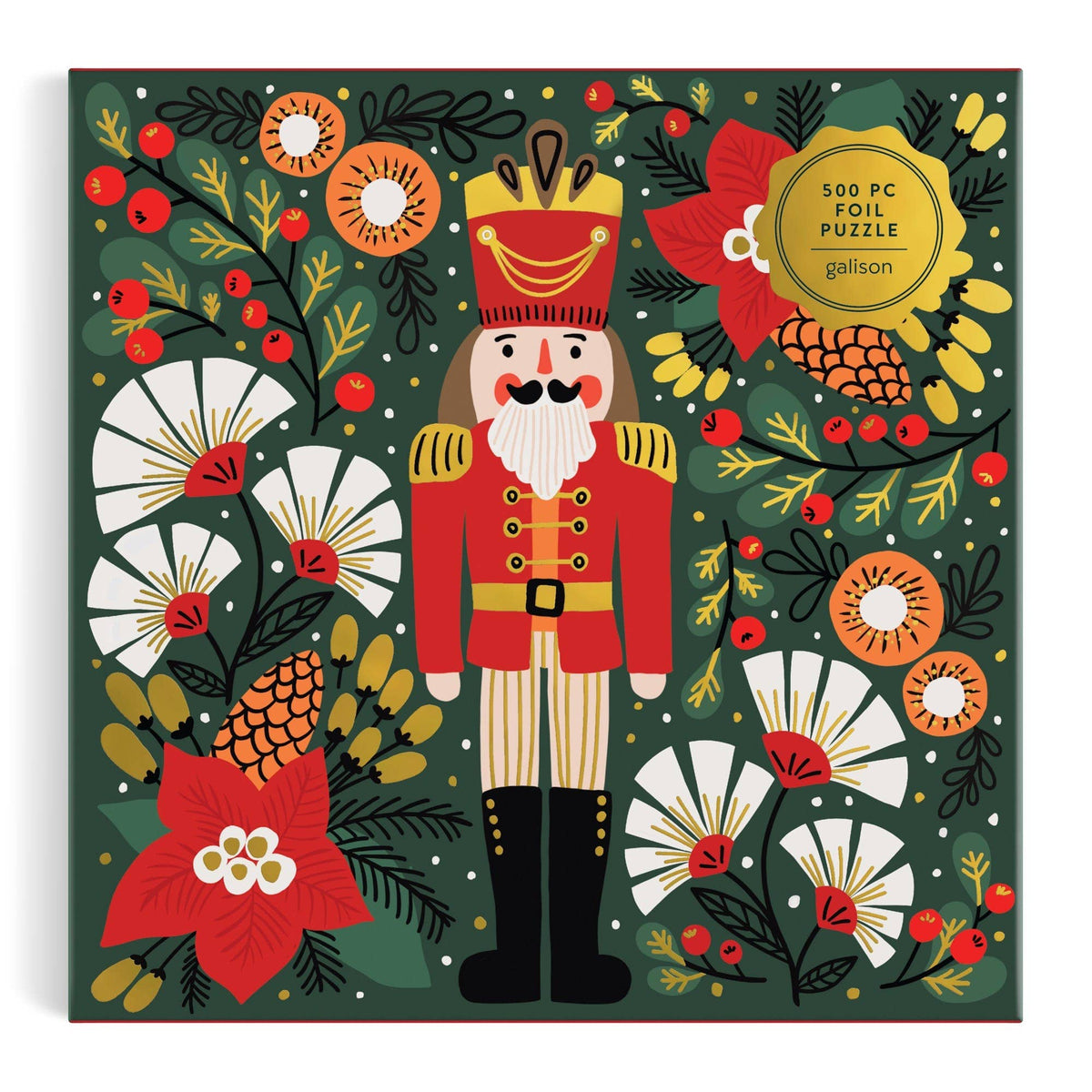 Chronicle Books - Merry Nutcracker 500 Piece Foil Puzzle