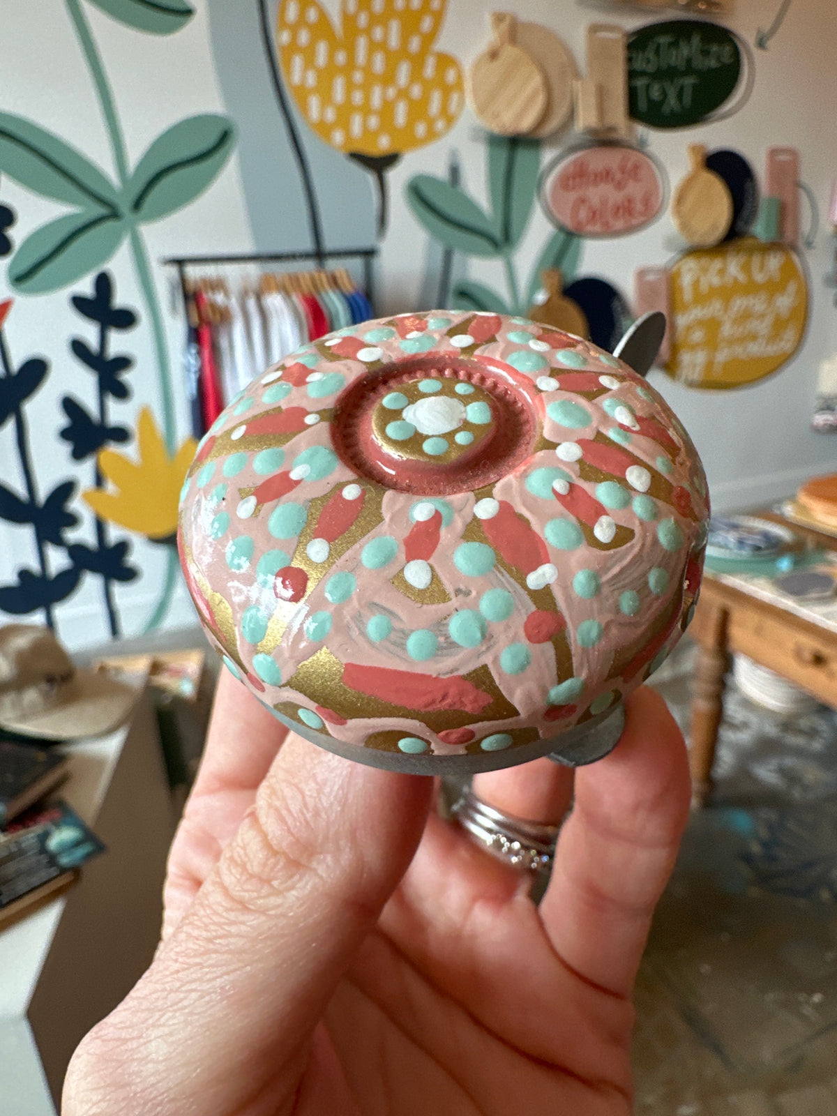 Handpainted One of a Kind Bike Bell