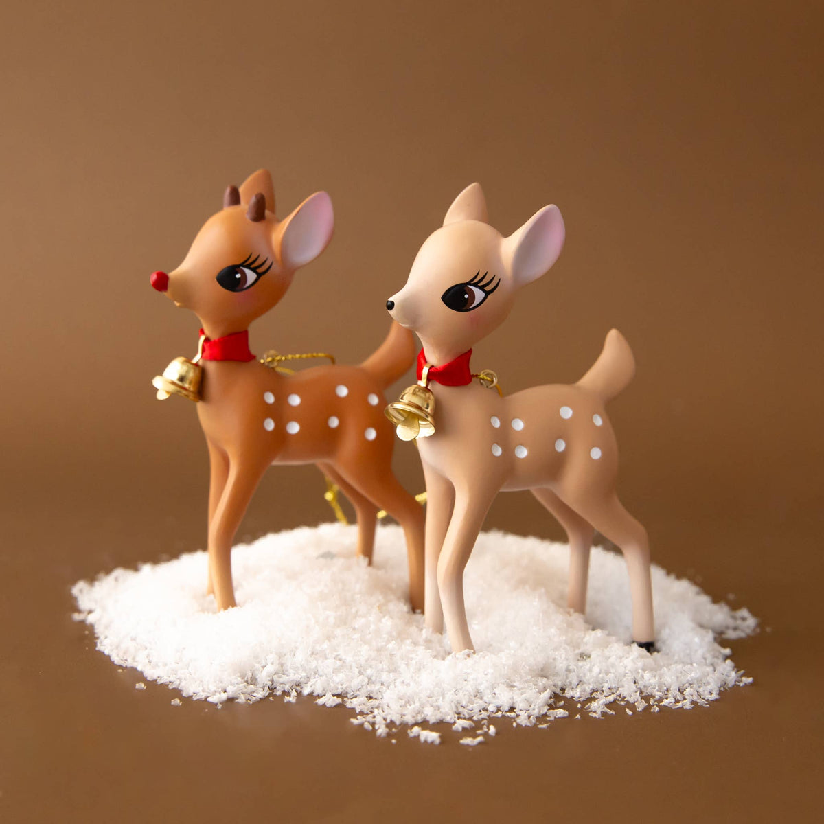 Sunshine Studios - Retro Deer Ornament | Rudolph