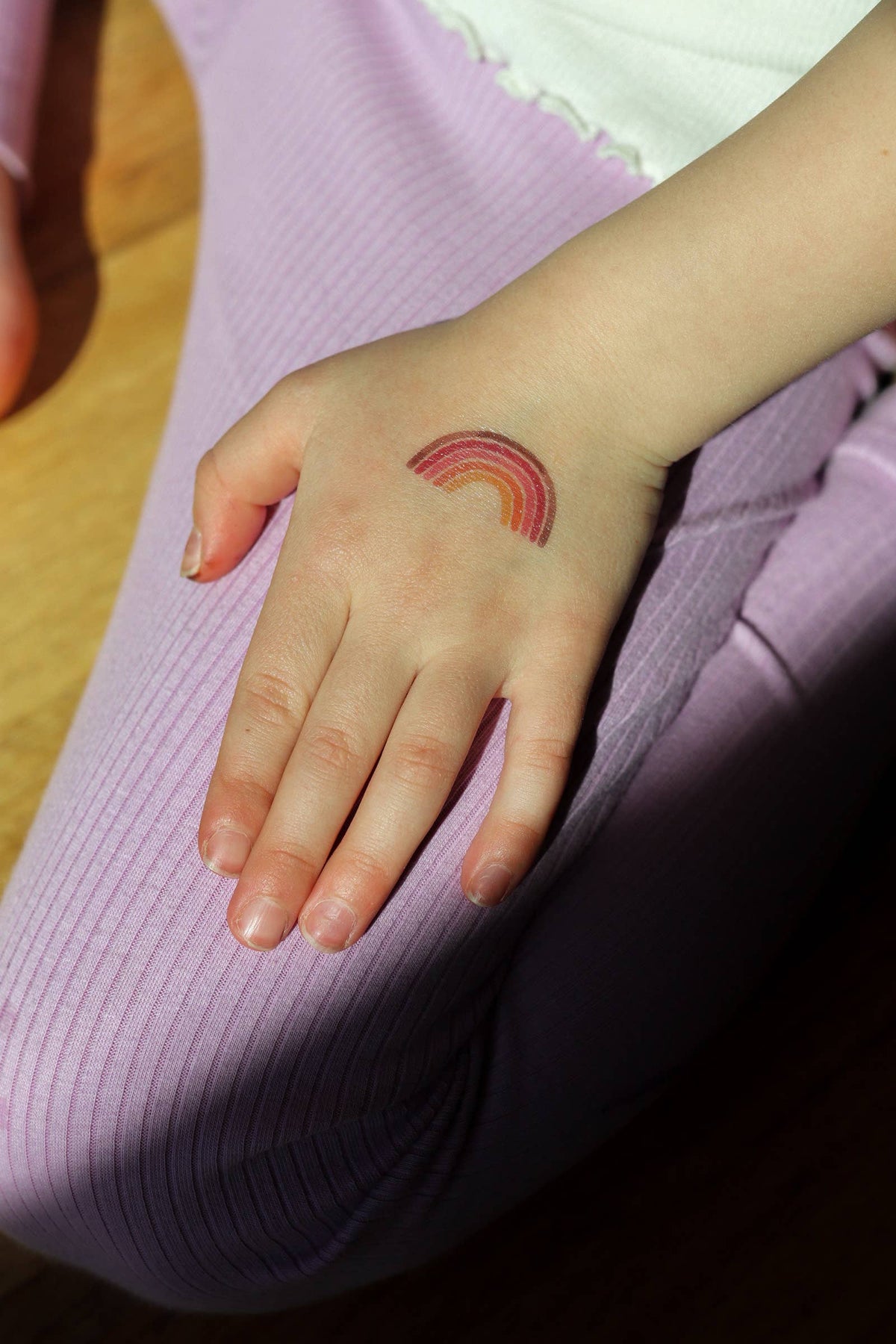 Saint Tattoos - Rainbows Temporary Tattoos: Yellow