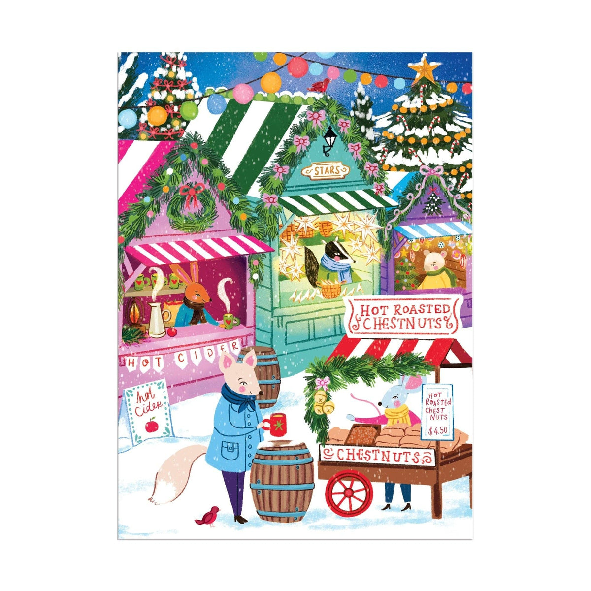 Holiday Market 130 Piece Puzzle Ornament