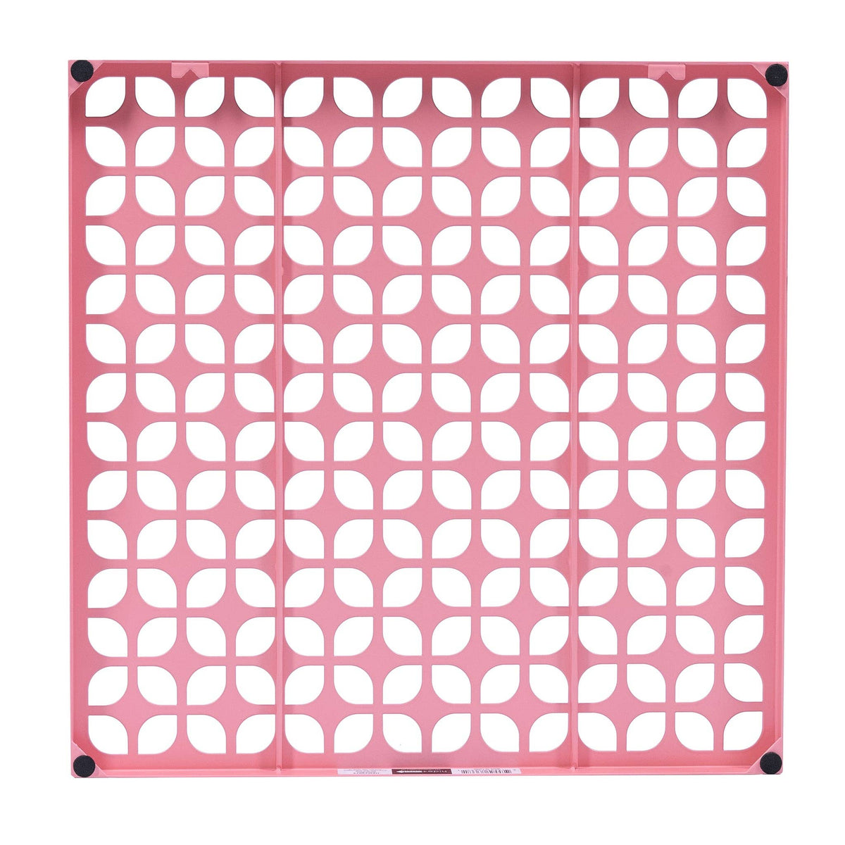 Breeze Block Metal Wall Art/Magnet Board 15.5" Square-Pink