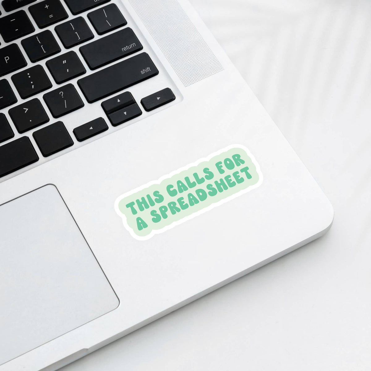 Calls for a Spreadsheet Sticker