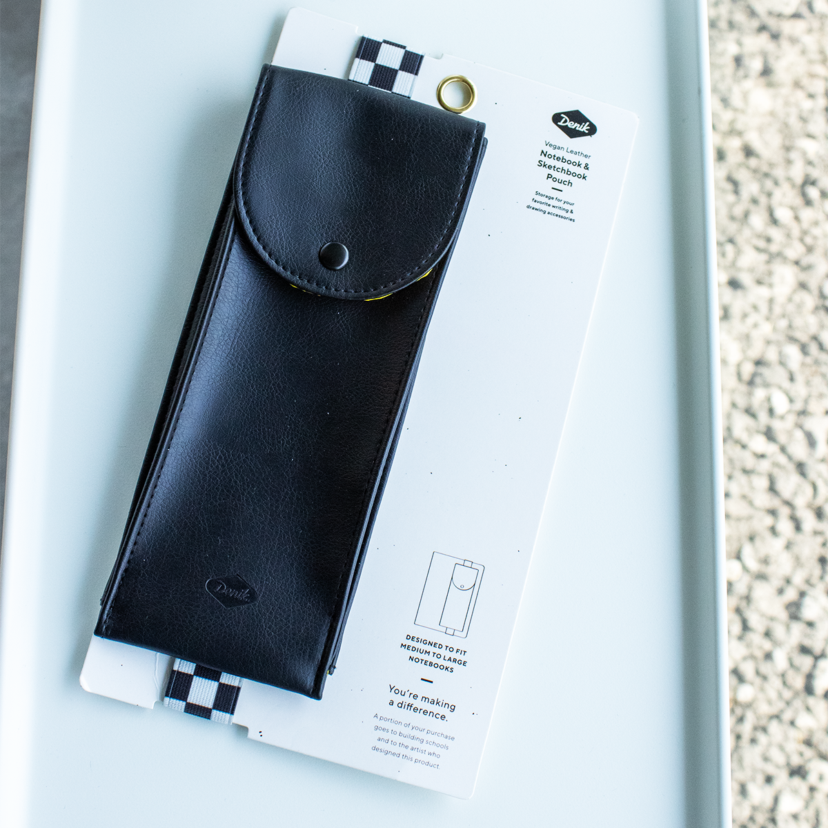Denik - Checkers Notebook/Sketchbook Pouch