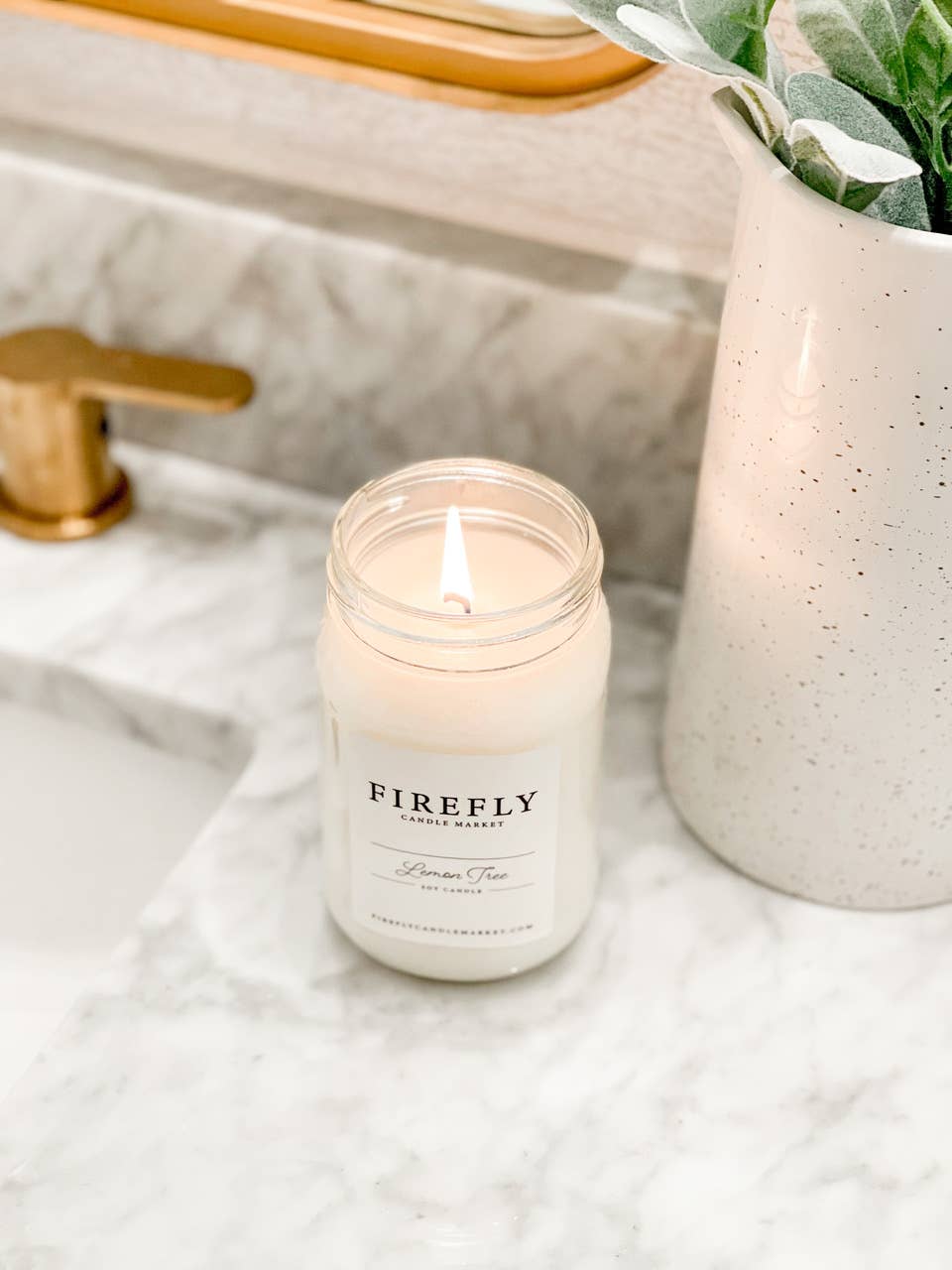 Firefly Candle Market - Lemon Tree: Small Candle