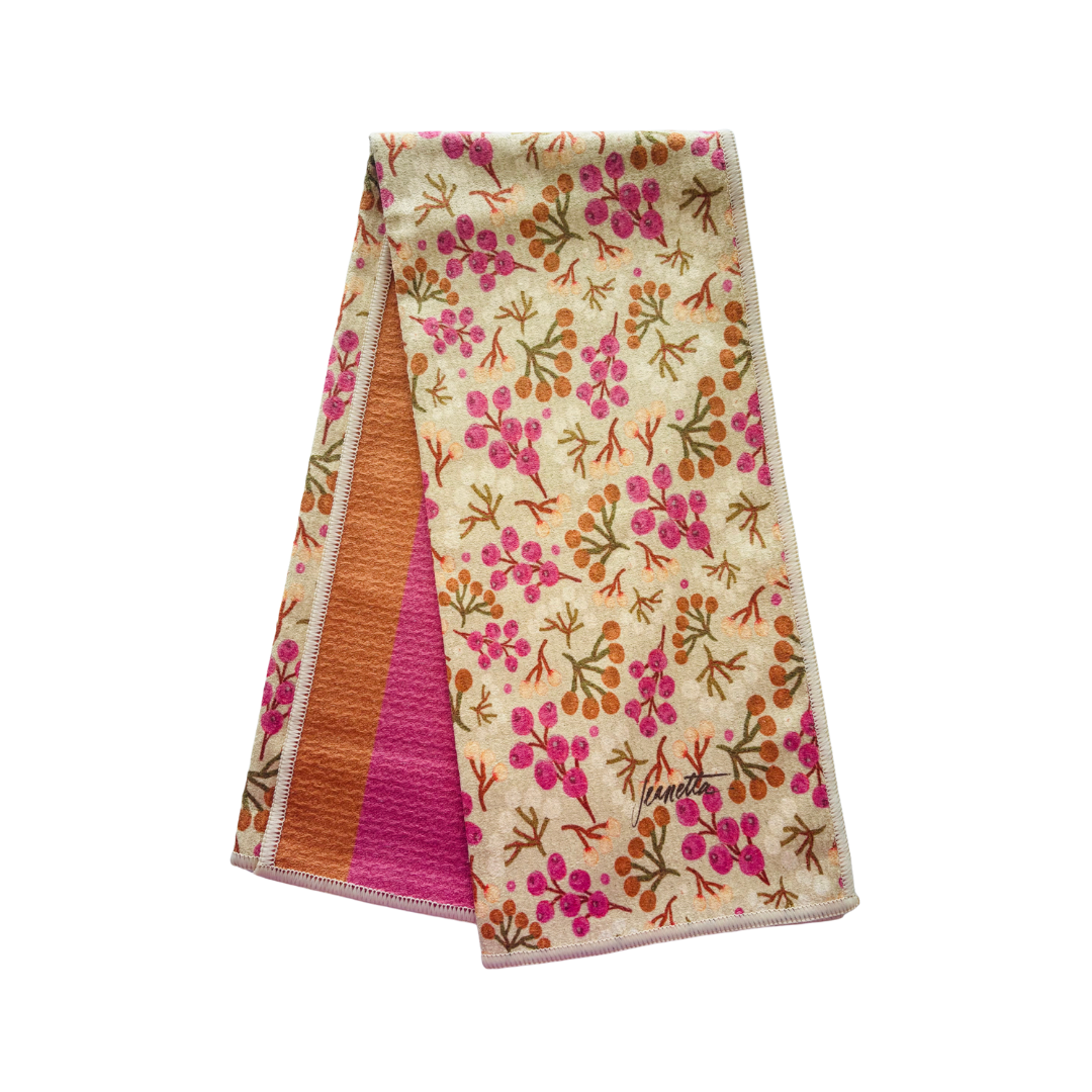 KEVA and Created By - Double Sided Berry Punch Tea Towel