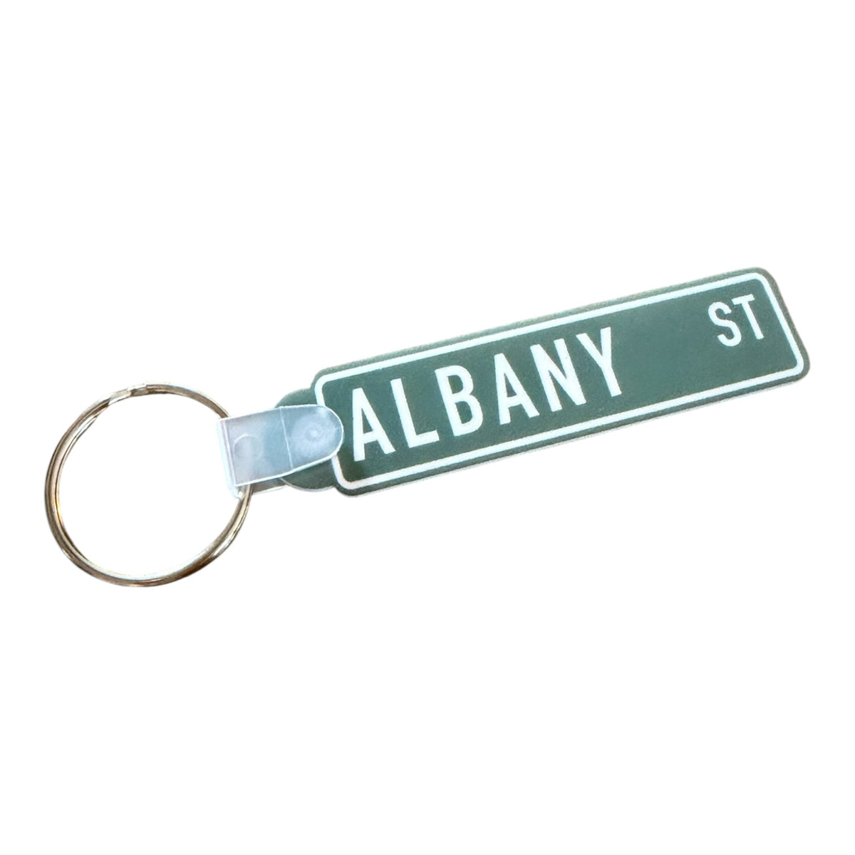 Albany St Street Sign Style Keychain