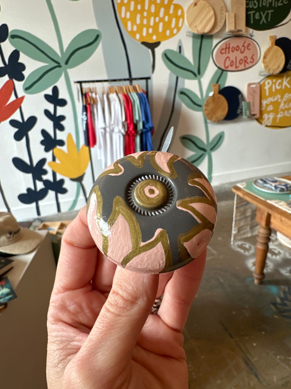 Handpainted One of a Kind Bike Bell