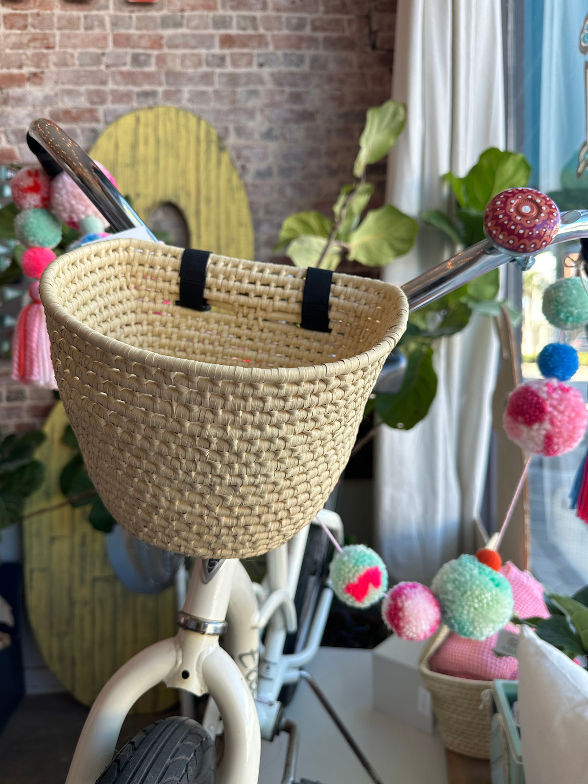 Handwoven Bike Basket