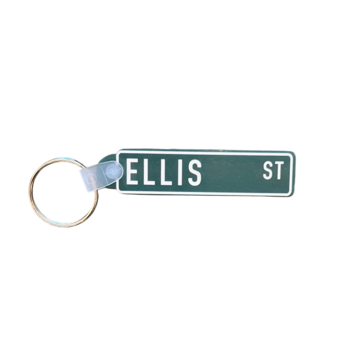 Ellis St Street Sign Style Keychain