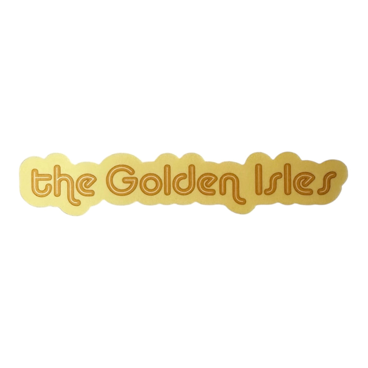 the golden isles Sticker