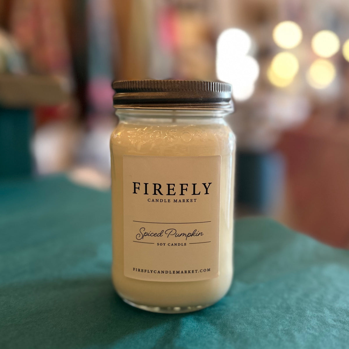 Firefly Candle Market - Spiced Pumpkin, Large Candle