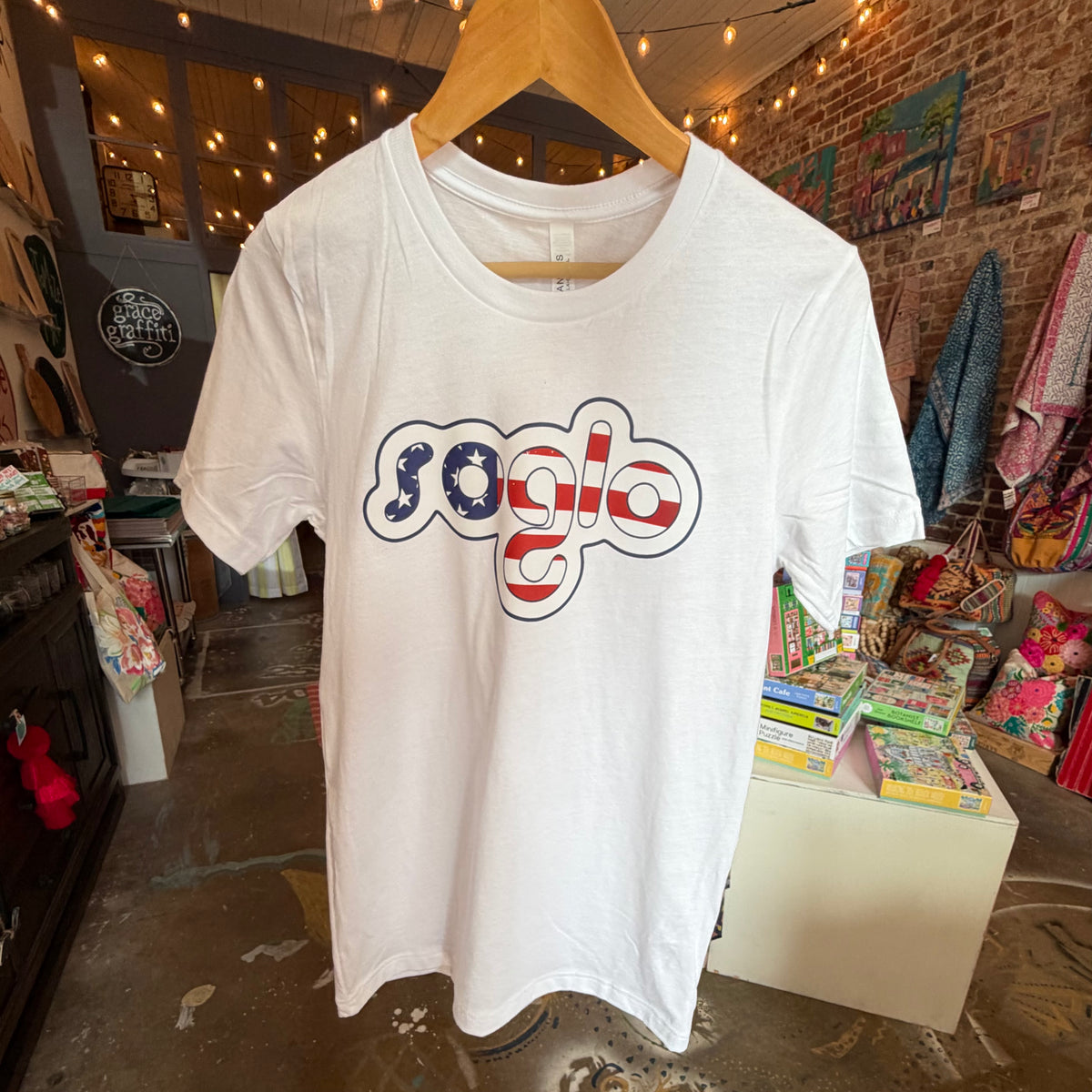 American Flag SOGLO Short Sleeve T-Shirt