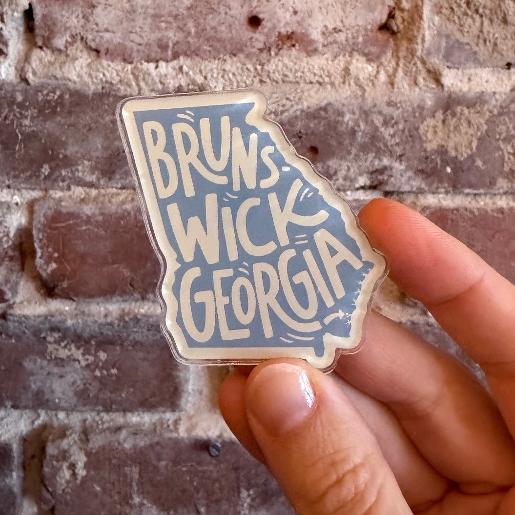 Brunswick, Georgia Acrylic Magnets