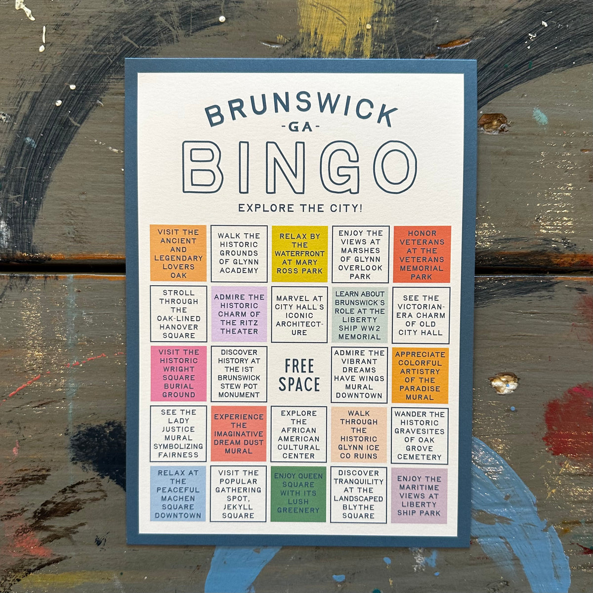 Explore Brunswick Bingo Card