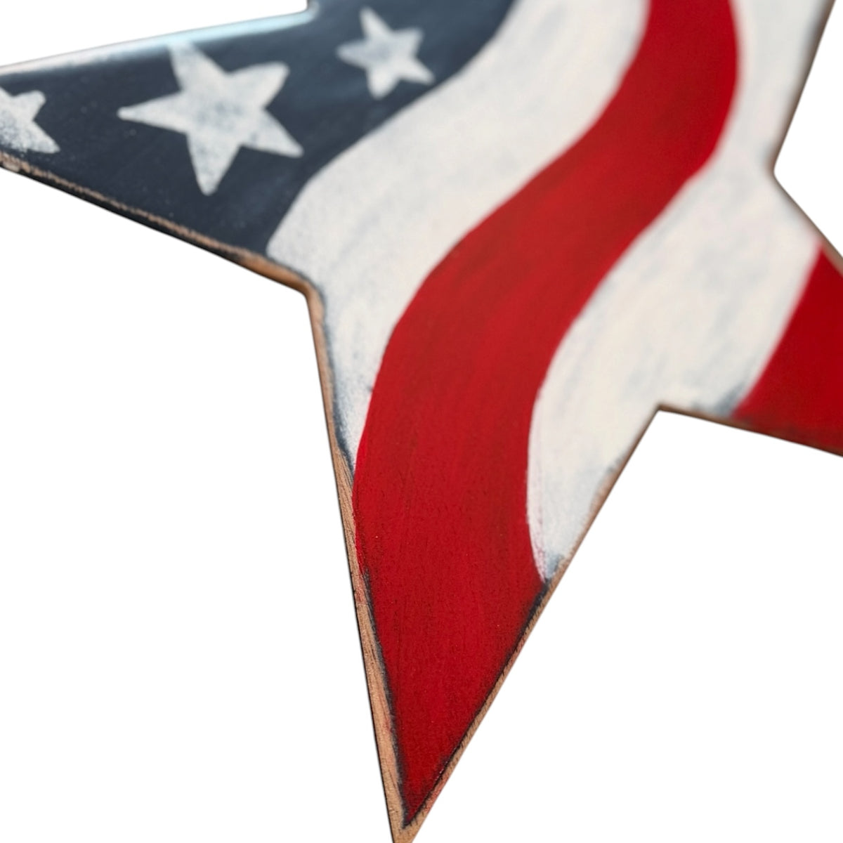 American Flag Star Door Hanger