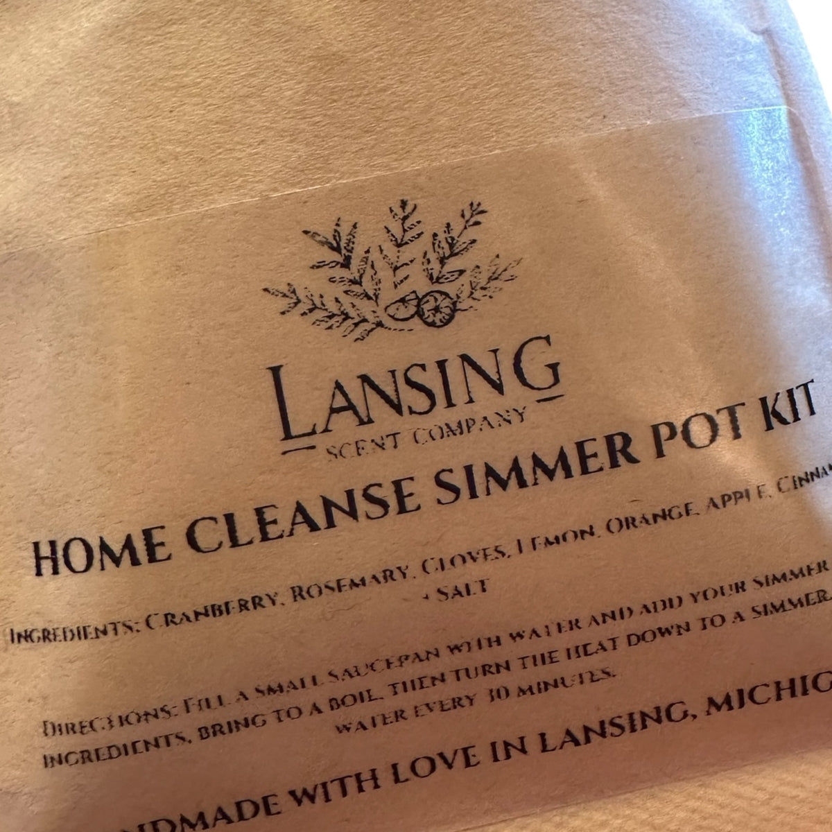 Mini Organic Simmer Pot Kit: Home Cleanse