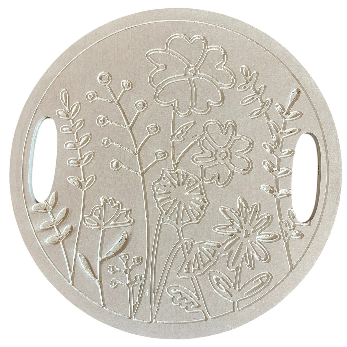 March Workshop: Engraved Wildflower Tray