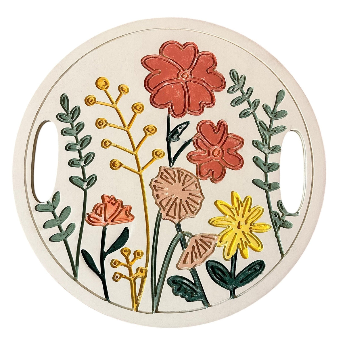 March Workshop: Engraved Wildflower Tray