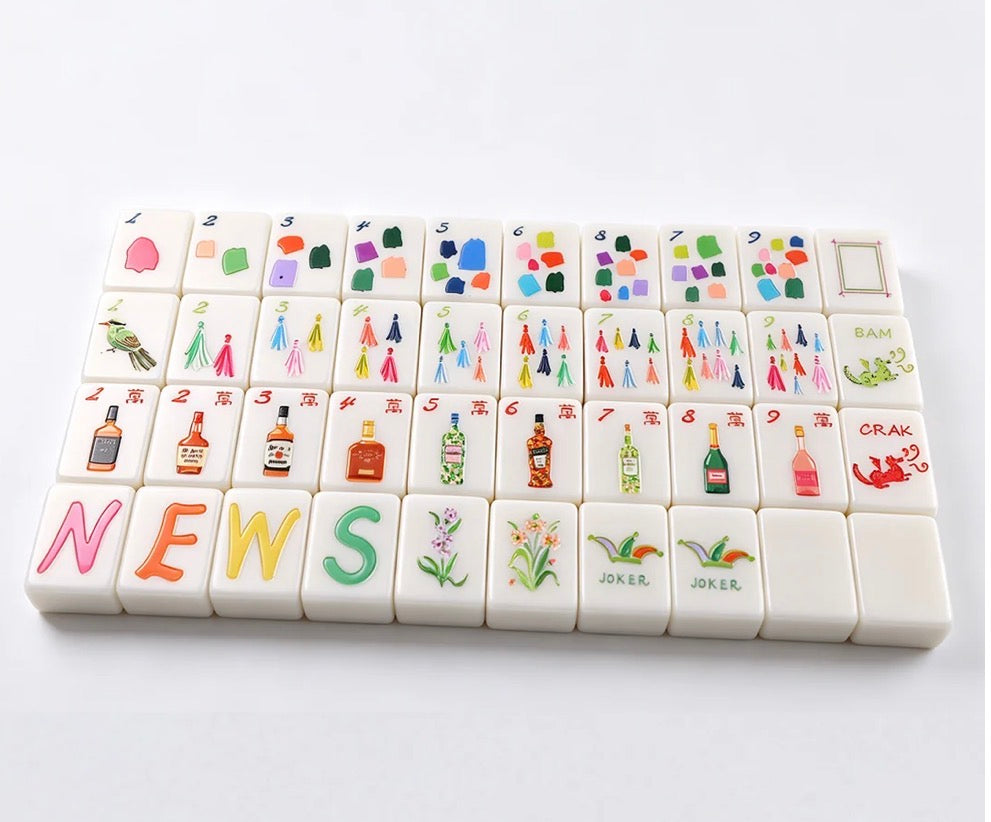Cocktails Mahjong Kit