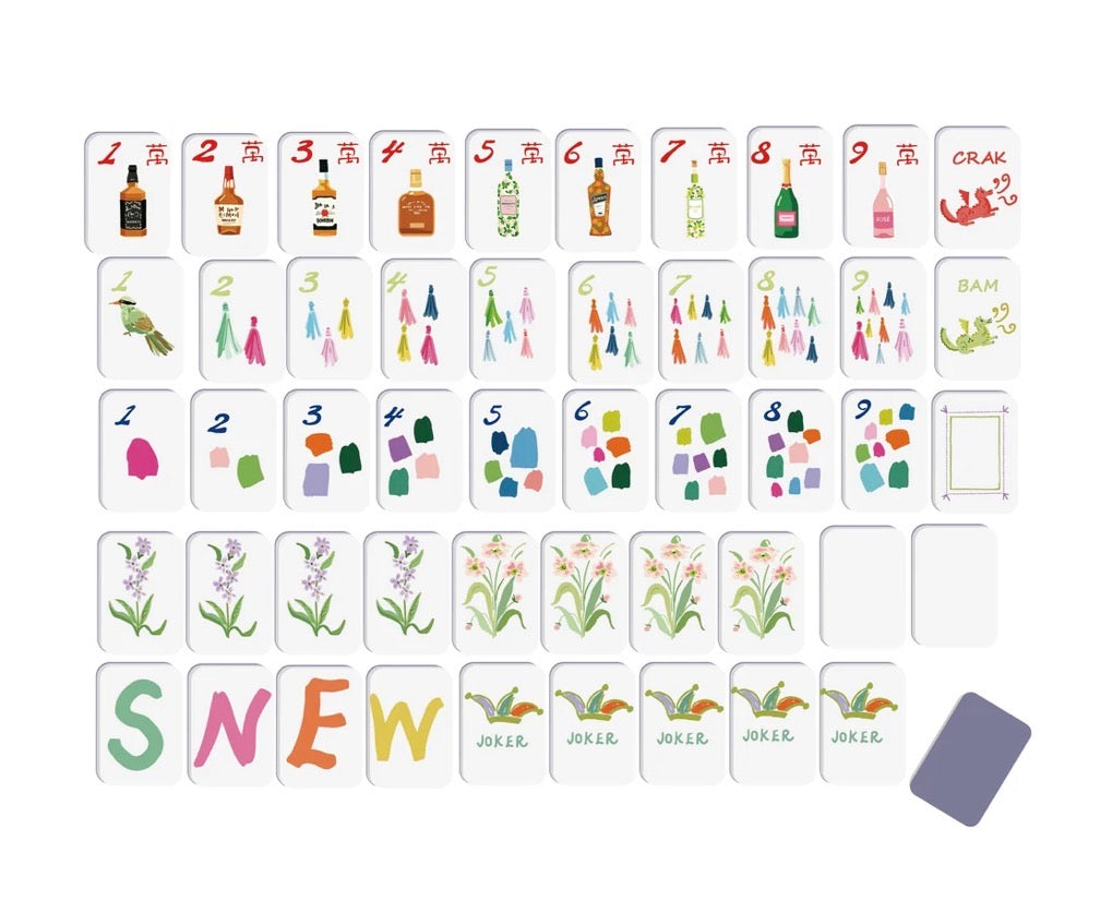 Cocktails Mahjong Kit
