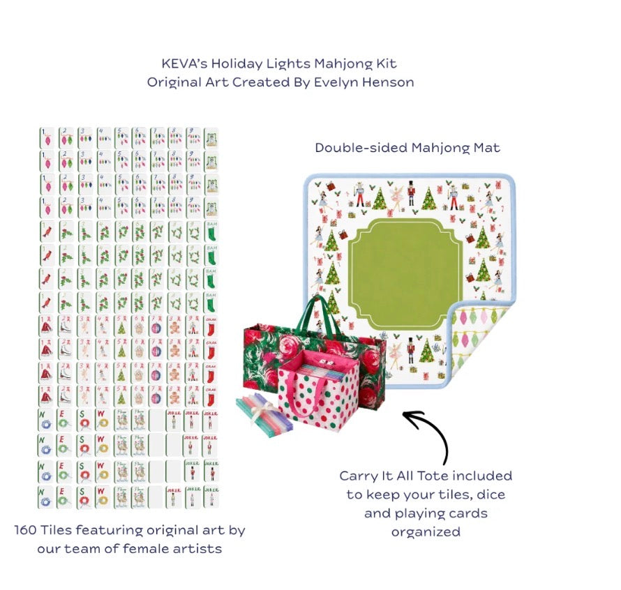 Holiday Lights Mahjong Kit