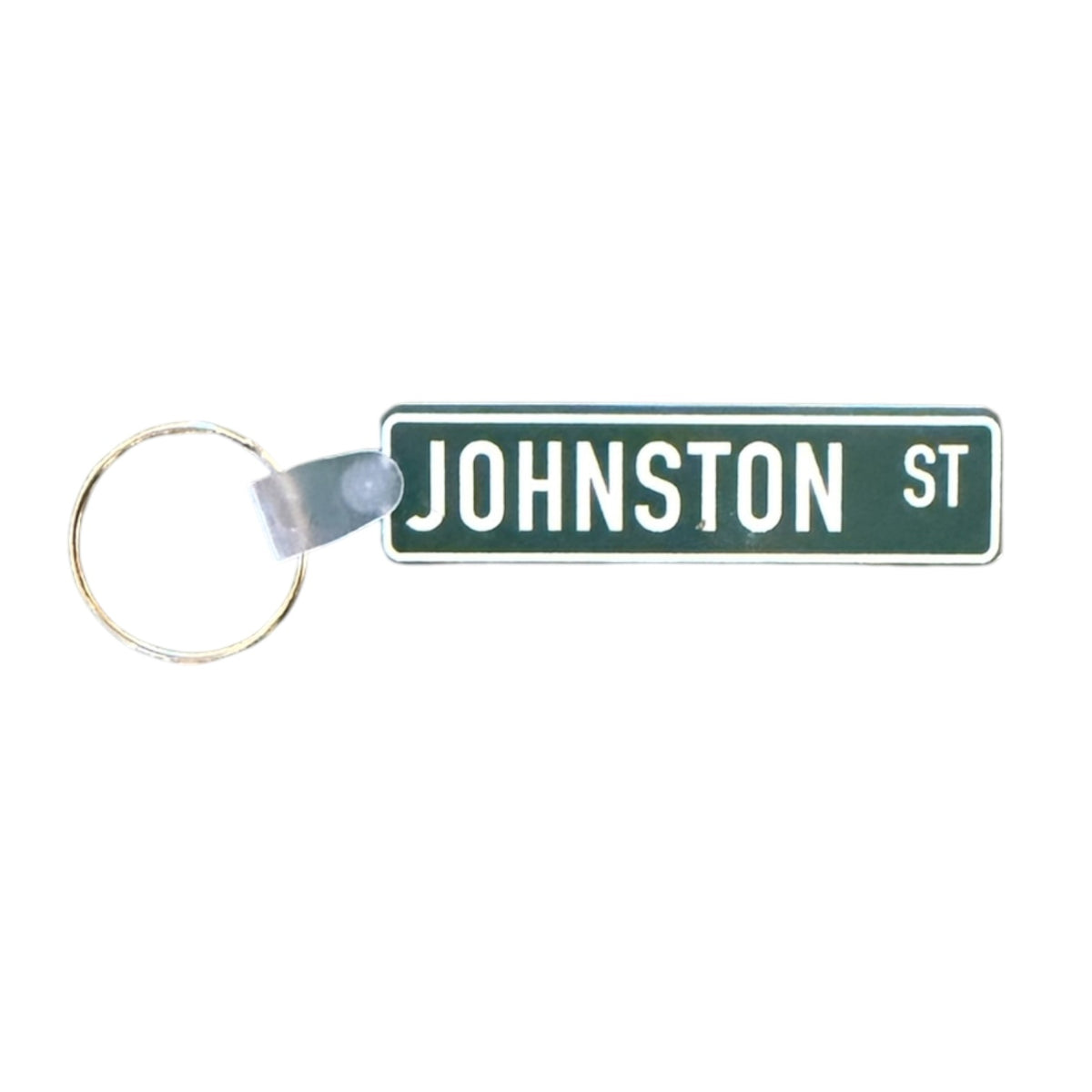 Johnston St Street Sign Style Keychain